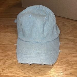 Light blue denim hat